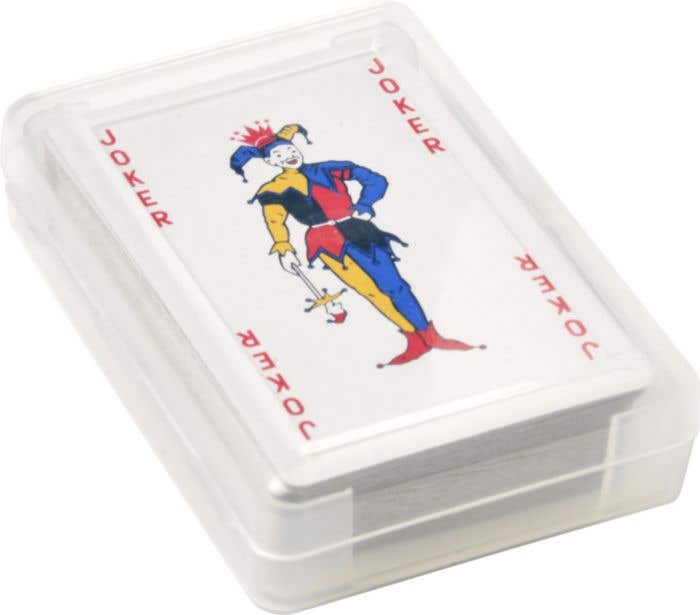 Jeu de cartes dans cassette
