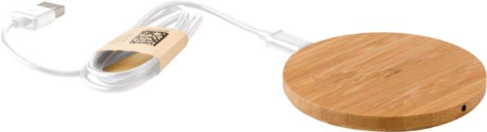 Bamboe draadloze oplader