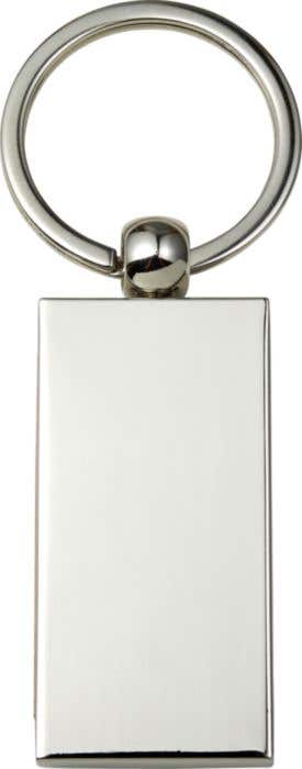 Porte-clés en métal avec du bois