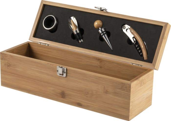 Boîte de vin Bambou