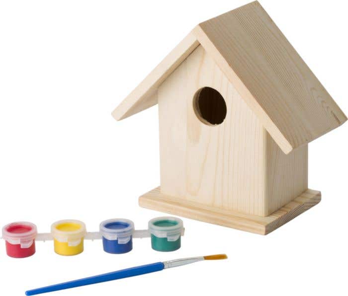 Nichoir avec peinture