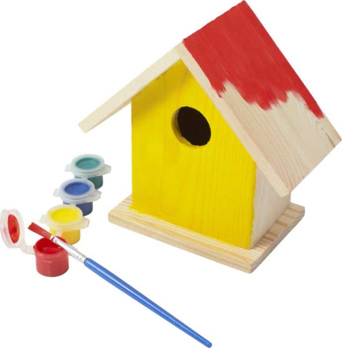 Nichoir avec peinture