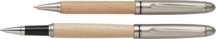 Parure en bois deux pièces