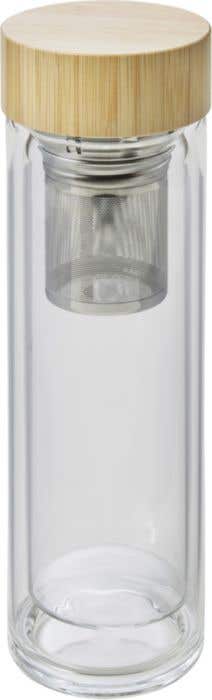 Bouteille d’eau à double paroi Verre