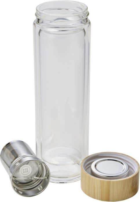 Bouteille d’eau à double paroi Verre