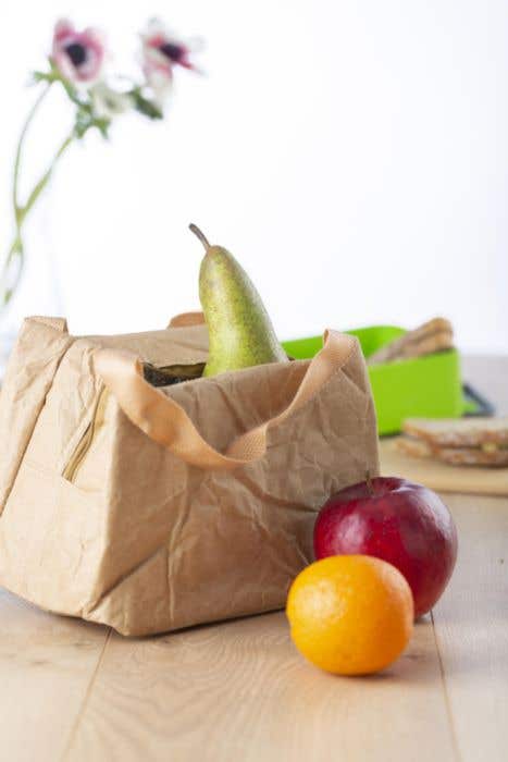 Sac isotherme lunch papier kraft
