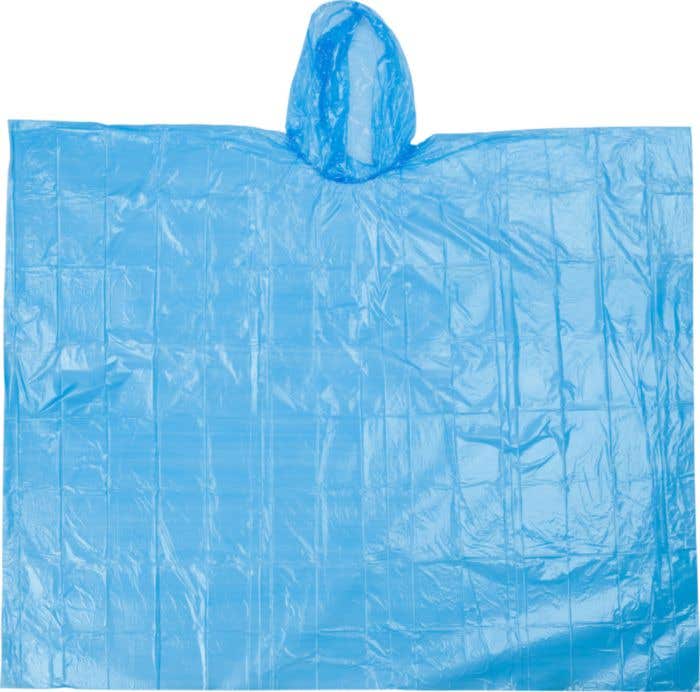 Poncho en vinyle avec capuchon