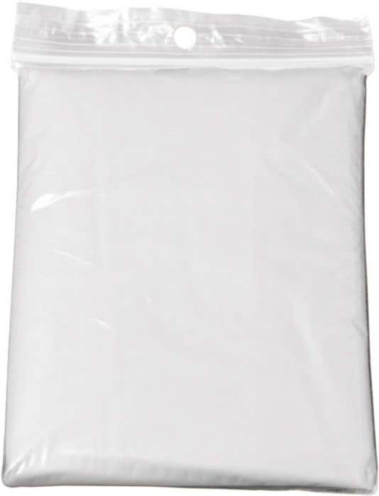 Poncho en vinyle avec capuchon