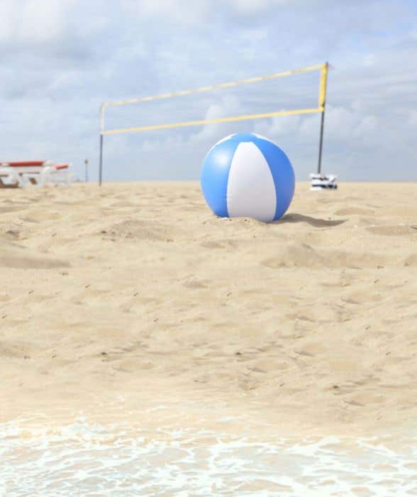 Ballon de plage à gonfler