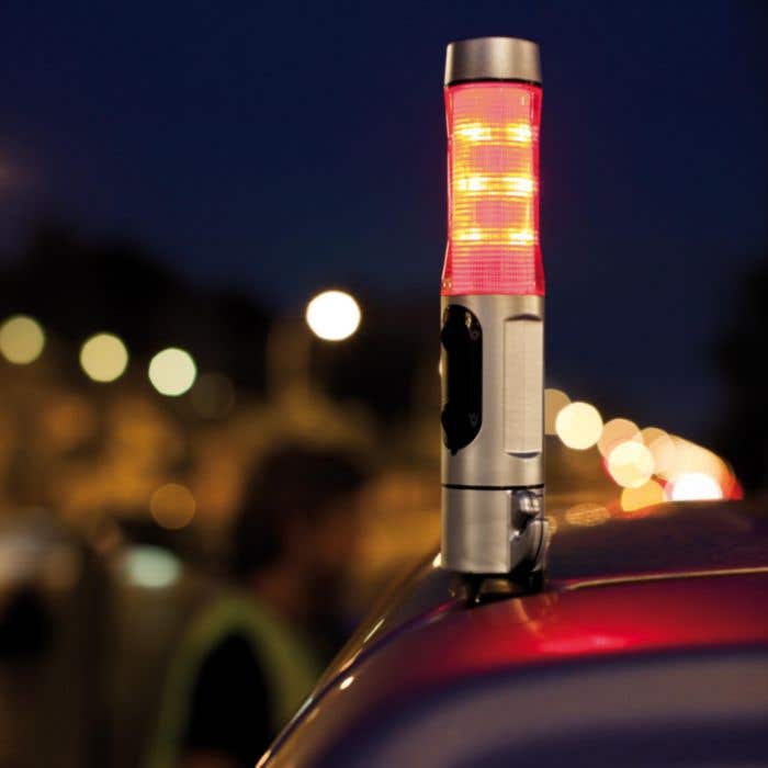 Marteau de secours avec lampe de poche de sécurité