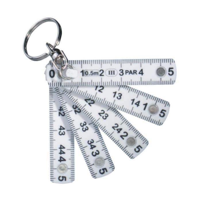 Porte-clés règle pliable