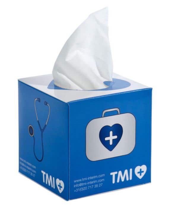 Boîte à mouchoirs carrée