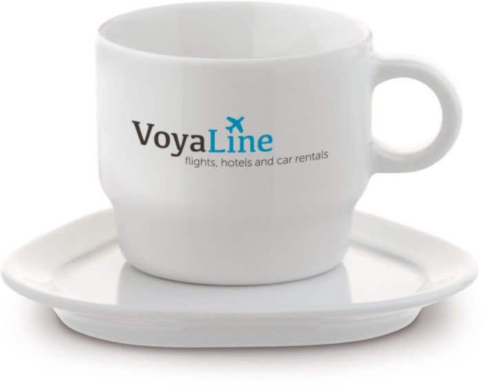 Tasse et soucoupe triangulaire Satellite [150 ml]