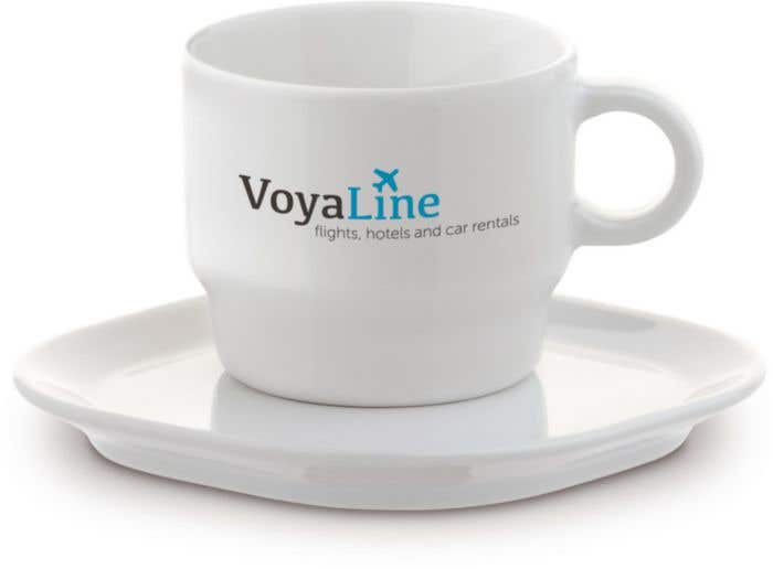 Tasse et Soucoupe Carrée Satellite [150 ml]