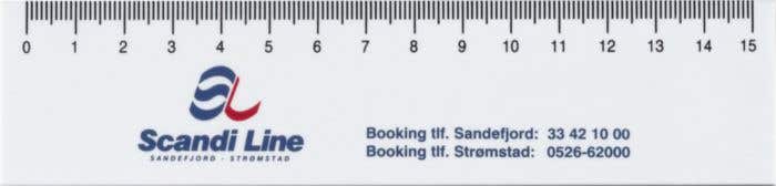 Kunststof meetlat [15 cm]