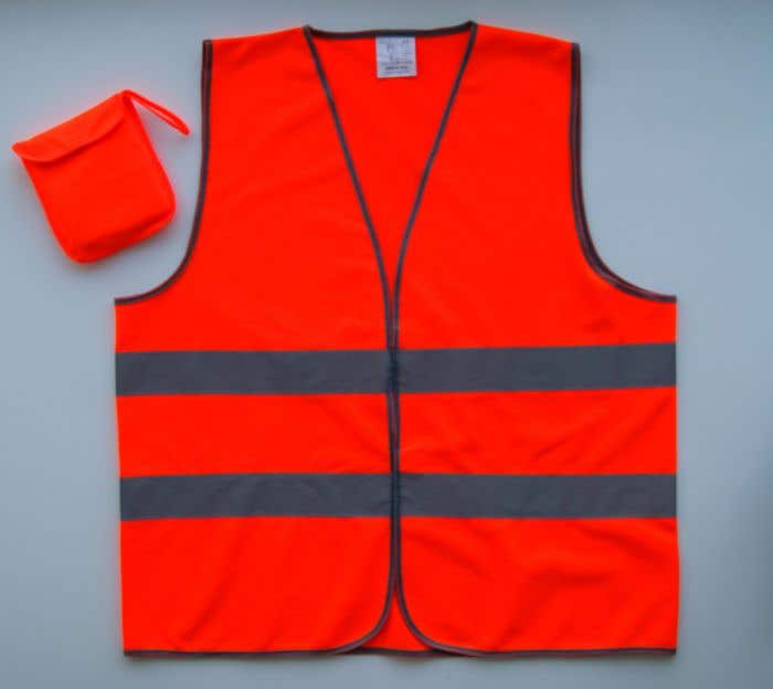 Gilet fluo pliable
