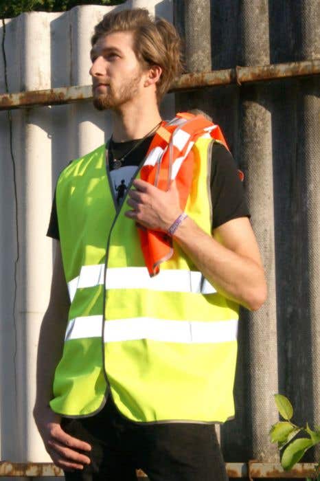 Gilet fluo pliable