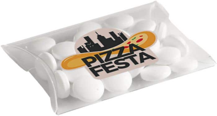 Etui en plastique avec mini menthes