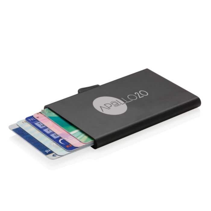 Porte-cartes en aluminium anti-RFID C-Secure
