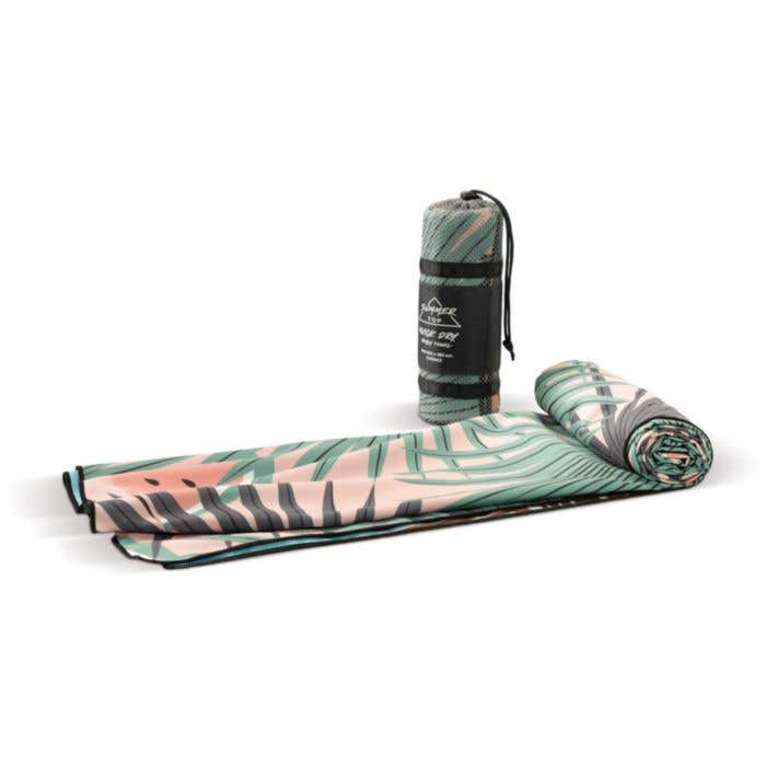 Serviette de plage à séchage rapide Custom Made avec pochette