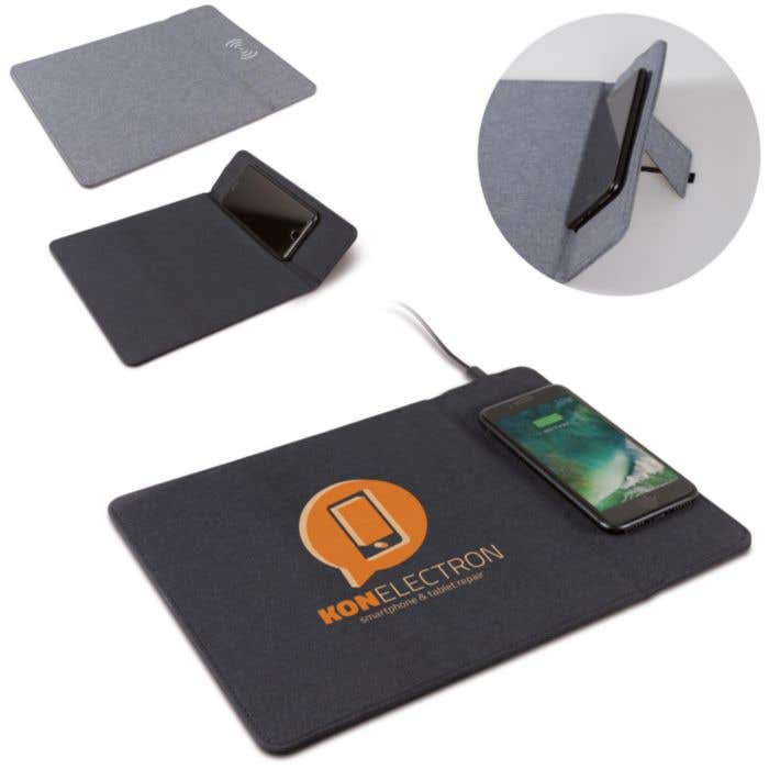 Tapis de souris avec chargement sans fil