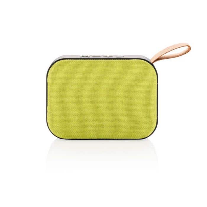 Enceinte avec tissu