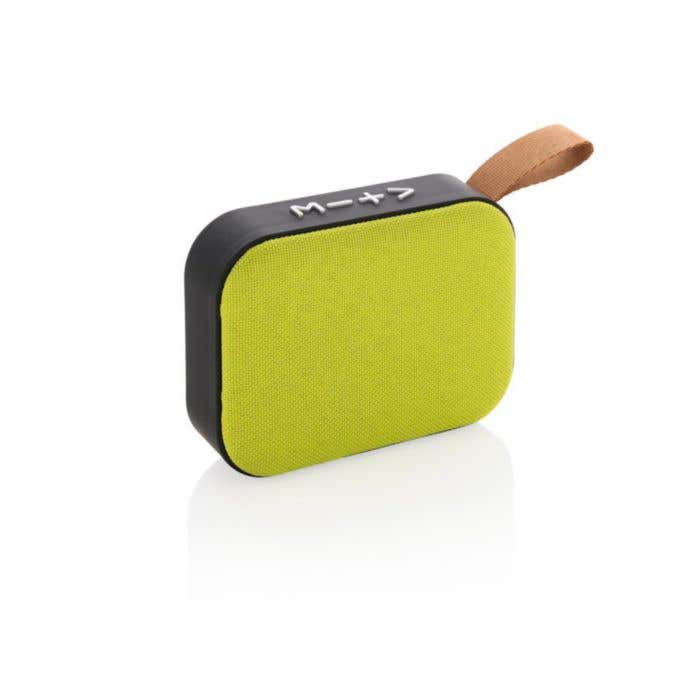 Enceinte avec tissu