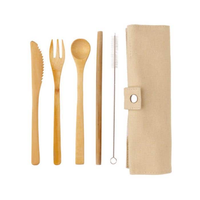 Set de couverts en bambou