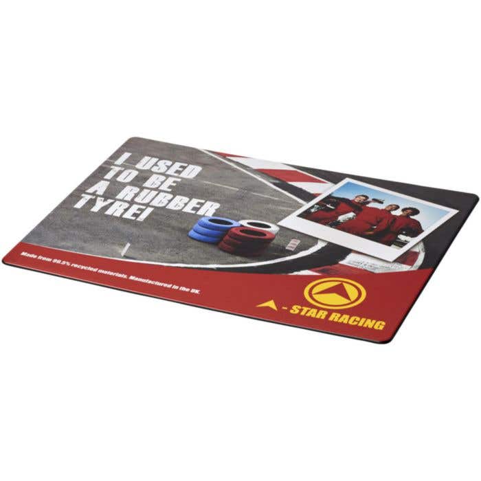 Tapis de souris Brite-Mat® de matériau pneu