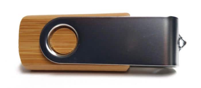 Clé USB Swivel en Bois