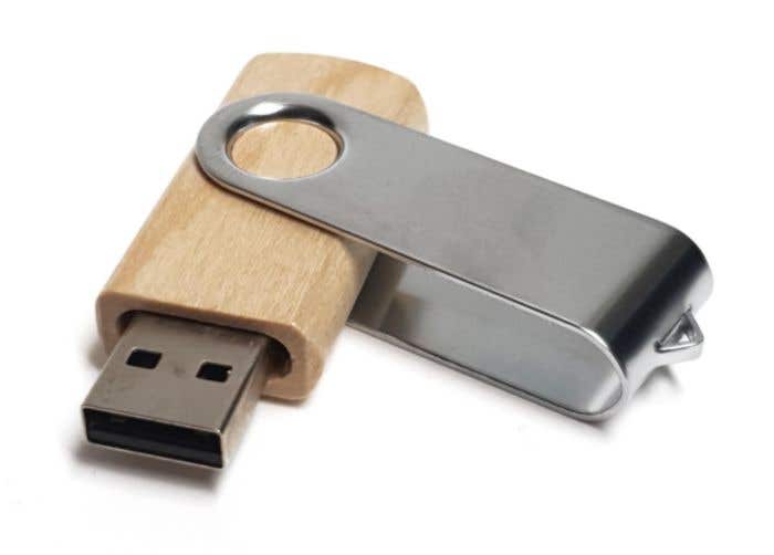 Clé USB Swivel en Bois