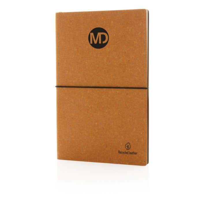 Carnet de notes A5 en cuir recyclé