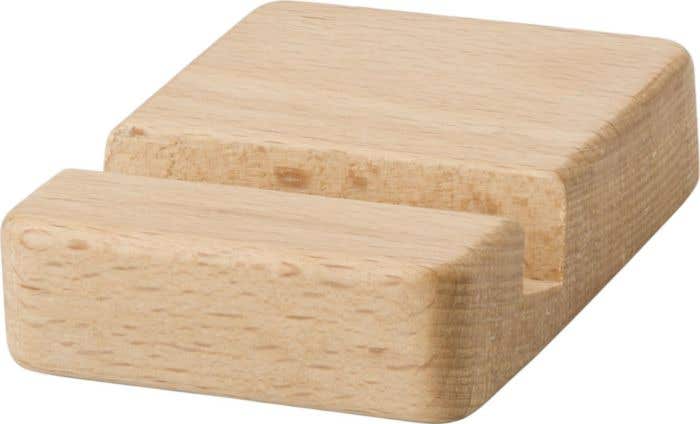 Support de téléphone Rubberwood