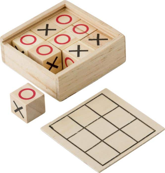 Jeu en bois Tic Tac Toe