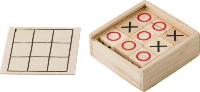 Jeu en bois Tic Tac Toe