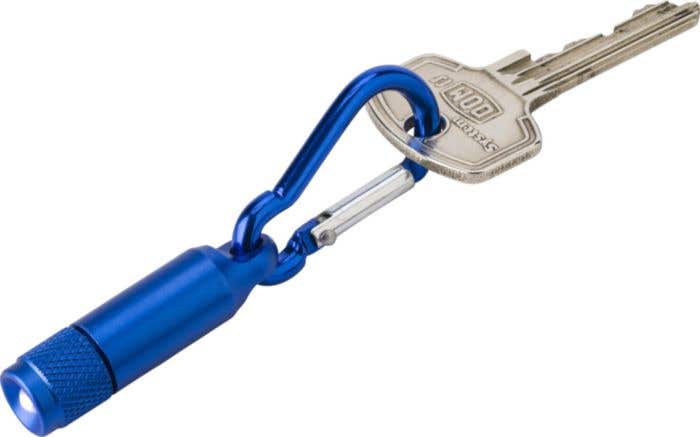 Mini zaklamp met karabijnhaak
