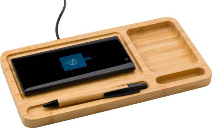 Organiseur de bureau en bambou