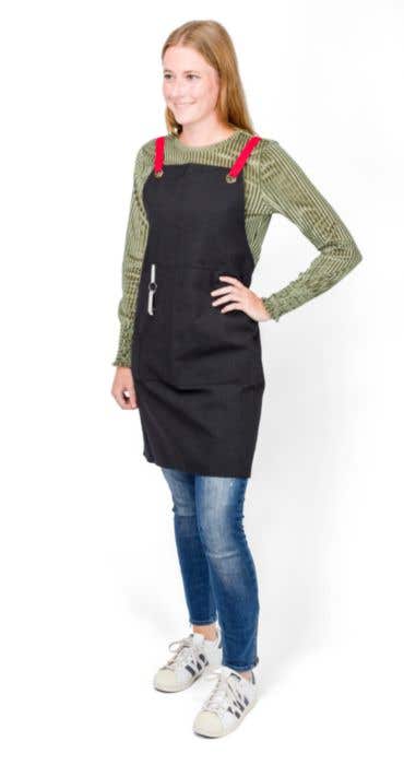 Tablier de cuisine avec décapsuleur