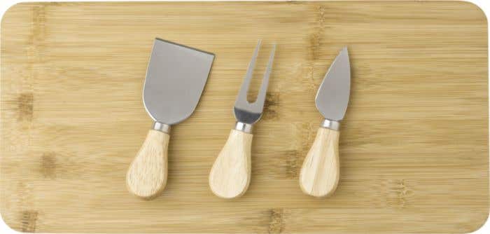 Set à fromage en bambou Cutter