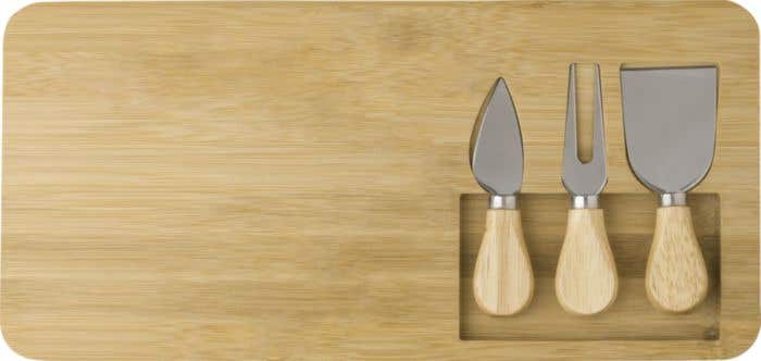 Set à fromage en bambou Cutter