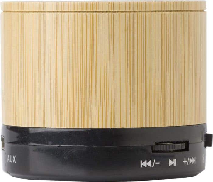 Haut-parleur sans fil en bambou