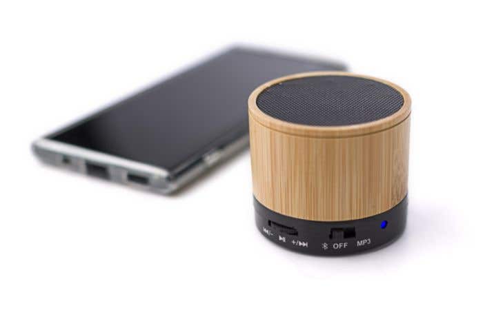 Bamboe draadloze mini speaker