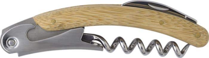 Couteau de sommelier en bambou