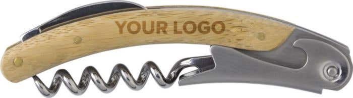 Couteau de sommelier en bambou