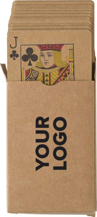 Jeu de cartes en carton recyclé