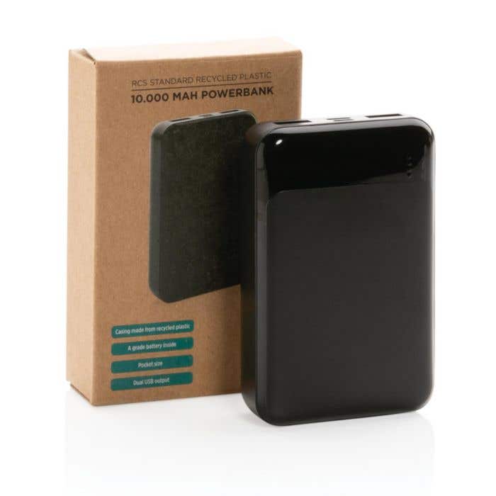 Batterie de secours en plastique recyclé RCS [10.000 mAh]