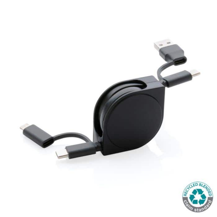 Cable 6 en 1 en plastique recyclé RCS