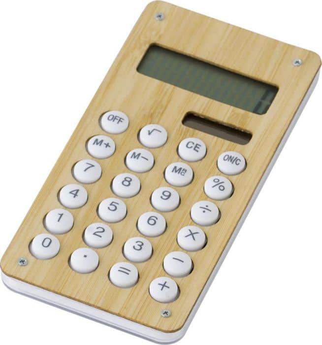 Calculatrice en Bambou