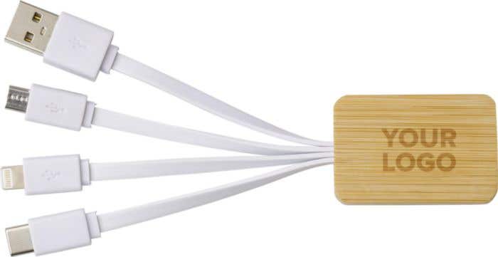 Câble de charge en Bambou