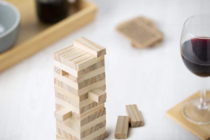 Houten blokkenspel Original